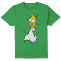 The Simpsons, The - Homer Bush T-Shirt Green - undefined undefined