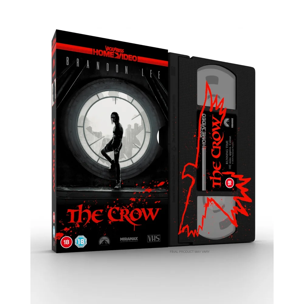 The Crow - Vice Press Home Video VHS Image 1