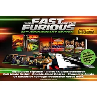 The Fast and the Furious 25th Anniversary Ultimate Collector's Edition 4K UHD & Blu-Ray Steelbook