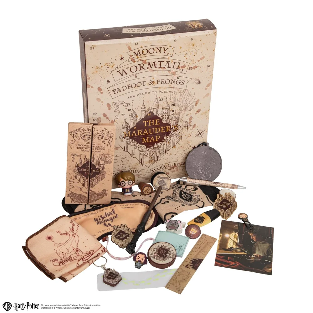 Harry Potter Wizarding World Marauder's Map Advent Calendar Image 1