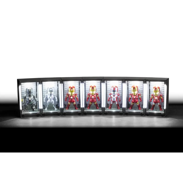 Beast Kingdom Marvel Mini Egg Mini Figures Iron Man Hall of Armor Assortment (6) 8cm