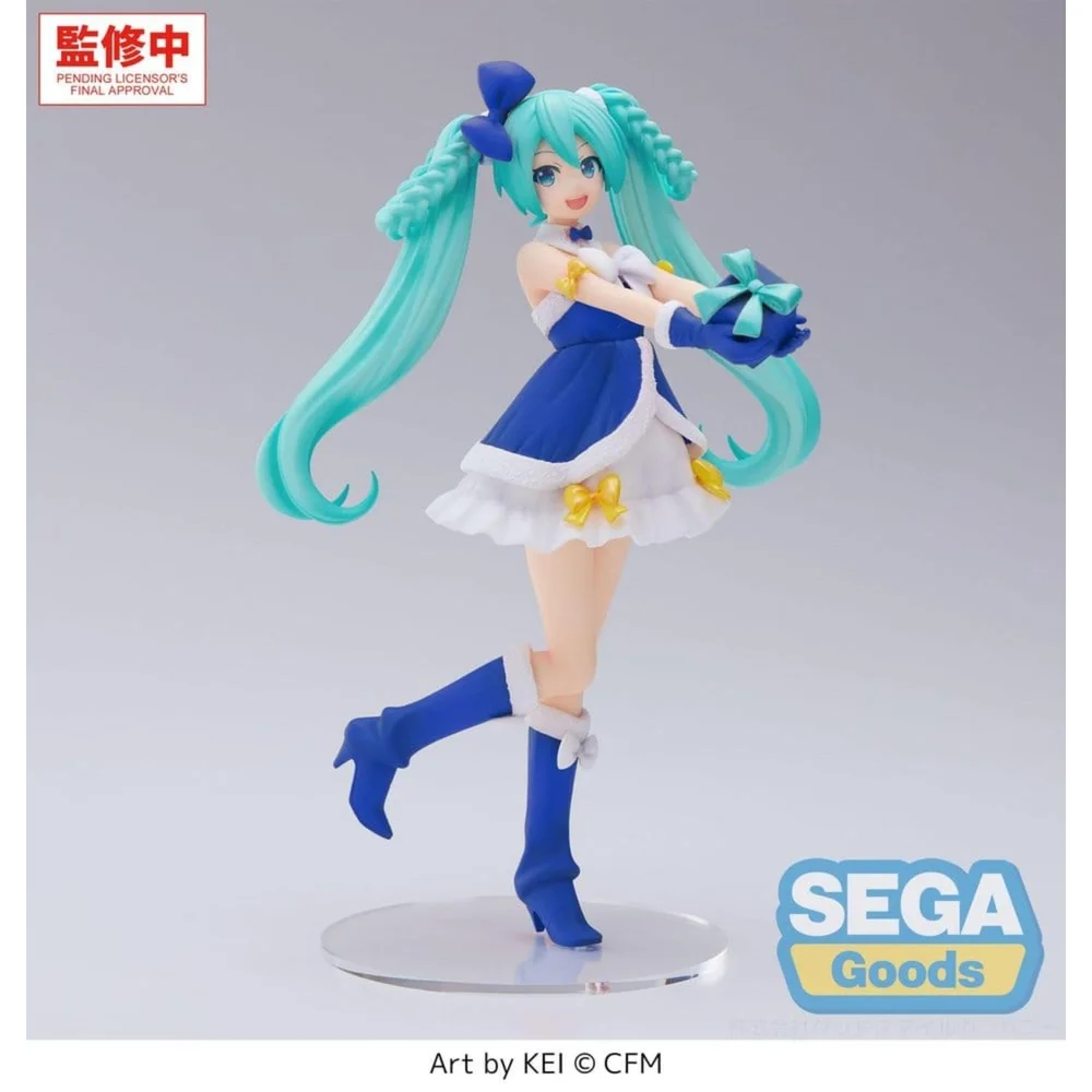 Character Vocal Series 01: Hatsune Miku High Premium PVC Figure Hatsune Miku Sapphire Christmas Ver. 21 cm Image 1