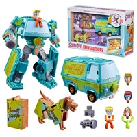Transformers Scooby Doo Mysterious Prime & Automutt Converting Action Figure Set, Robot Toys for Ages 8+