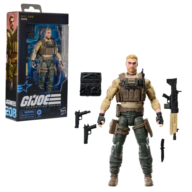 G.I. Joe Classified Series #208, Duke, Collectible 15 cm Action Figure Set with 6 Accessories