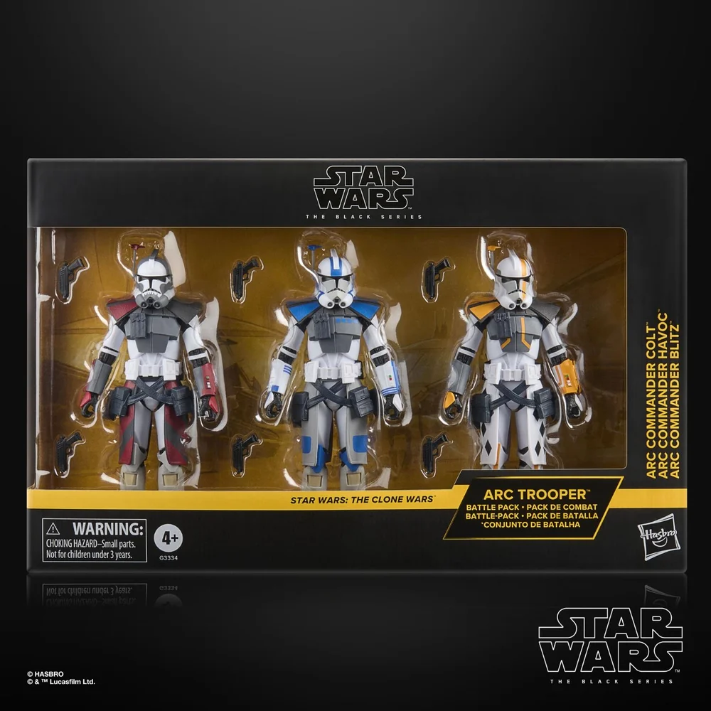 Star Wars The Black Series ARC Trooper Battle Pack | Havoc, Colt, Blitz | Star Wars: The Clone Wars 6 Inch Action Figures Image 1