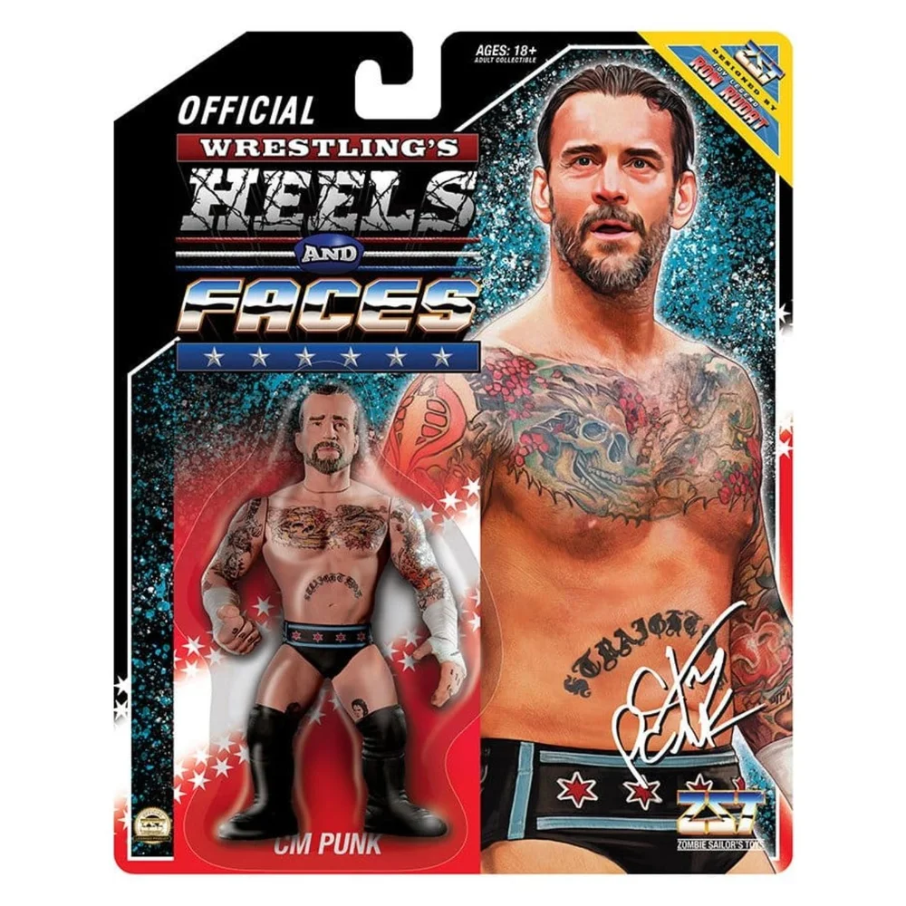Zombie Sailor's Toys Action Figure CM PUNK Heels and Faces 11 cm Image 1