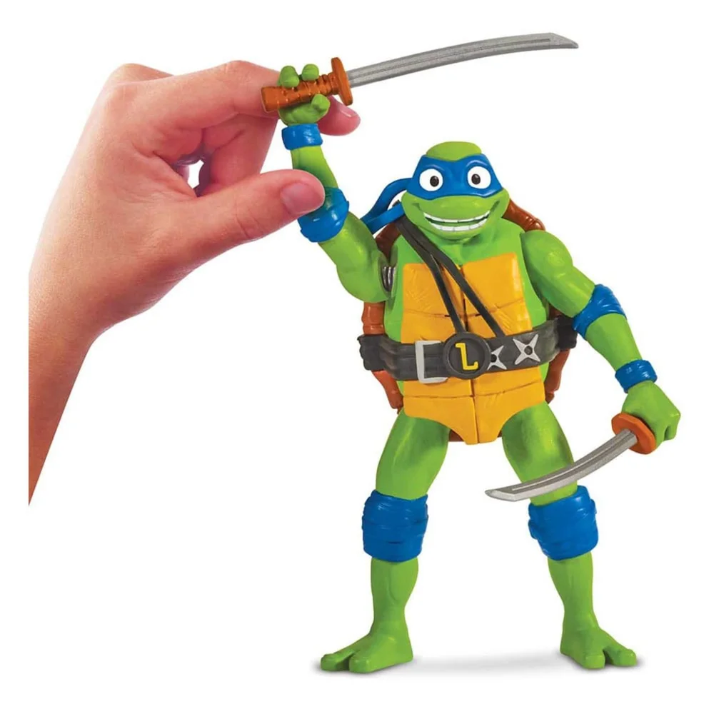 Teenage Mutant Ninja Turtles: Mutant Mayhem Ninja Shouts Action Figure Leonardo 14 cm Image 1