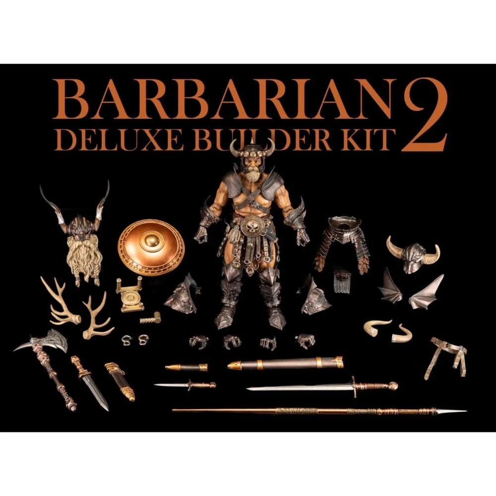 Mythic Legions: Reinforcement 3 Barbarian Builder Kit 2 Deluxe Action Figure Accessory Set Image 1