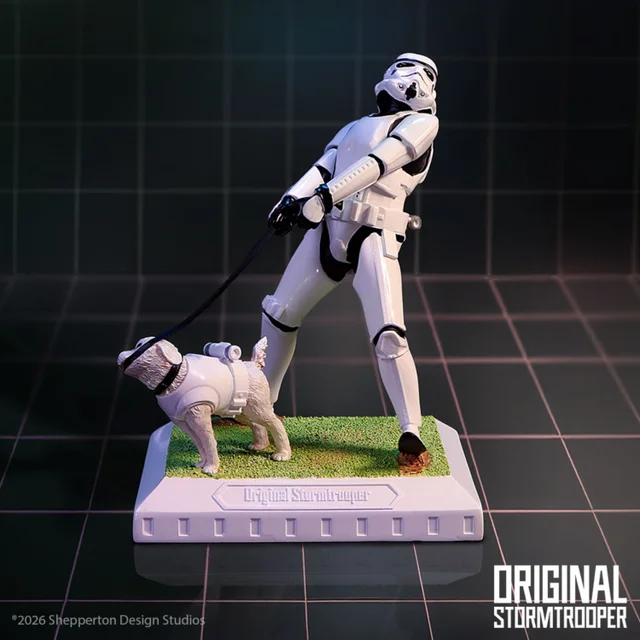Officially Licensed Stormtrooper Mans Best Friend Figurine 15.5cm