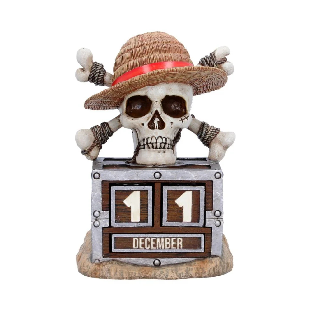 One Piece Luffy Jolly Roger Perpetual Calendar 15.8cm Image 1