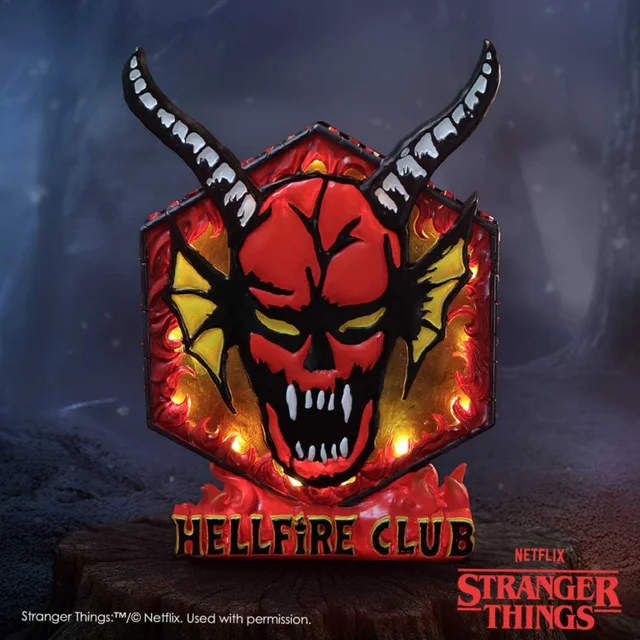Stranger Things Hellfire Club USB Table Lamp 23.6cm