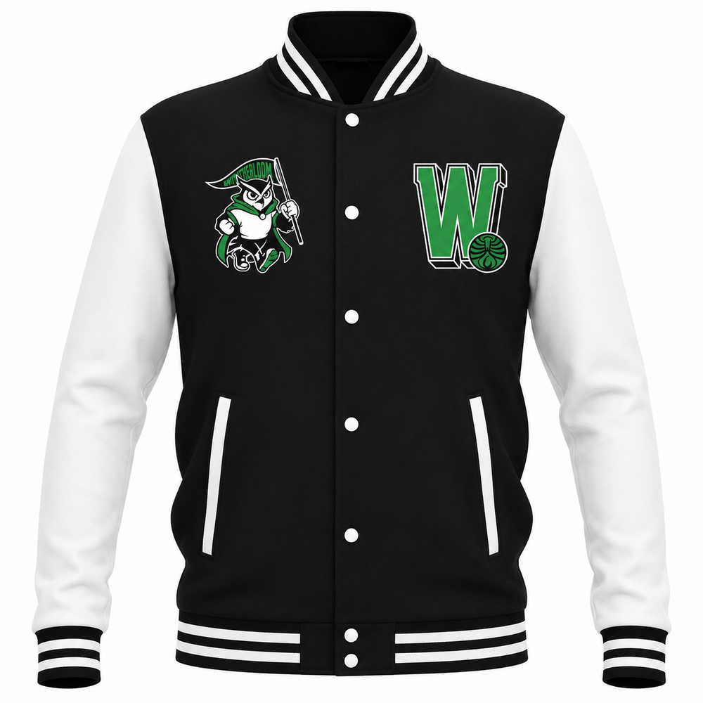 Magic the Gathering Strixhaven Witherbloom Varsity Jacket Black / White - XXL Image 1