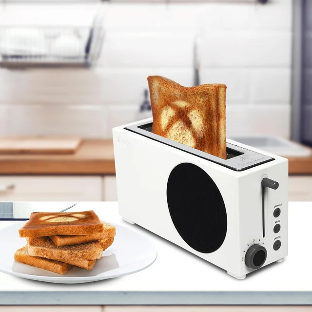 Xbox Series S Officially Licensed 2-Slice Toaster From Ukonic – White