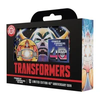 Transformers: The Movie – Limited Edition 40th Anniversary 24k Gold Plated Presentation Coin