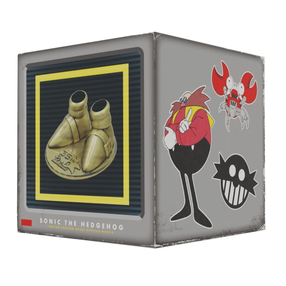 Sonic the Hedgehog – Limited Edition 35th Anniversary Metal Boot Replicas Image 1
