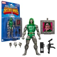 Marvel Legends Series Secret Wars Doctor Doom, Retro Fantastic Four Comics 15 cm Action Figure with Lenticular Shield - undefined undefined