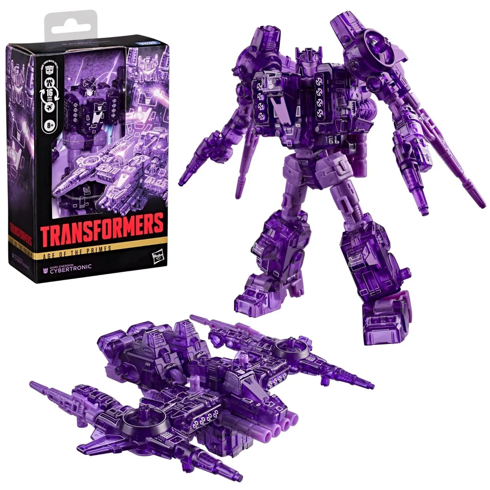 Transformers Age of the Primes Dark Energon Cybertronic, Deluxe Class 14 cm Converting Action Figure, Robot Toys, 8+ Image 1