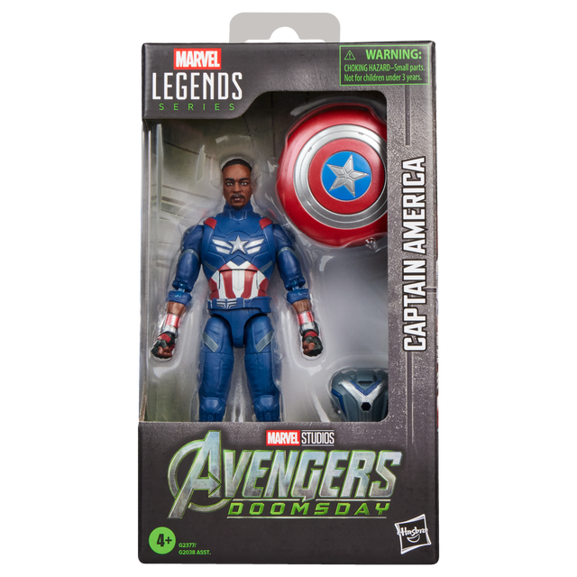 Marvel Legends Series Captain America, Marvel Studios' Avengers: Doomsday Film Collectible 15 cm Action Figure Gift