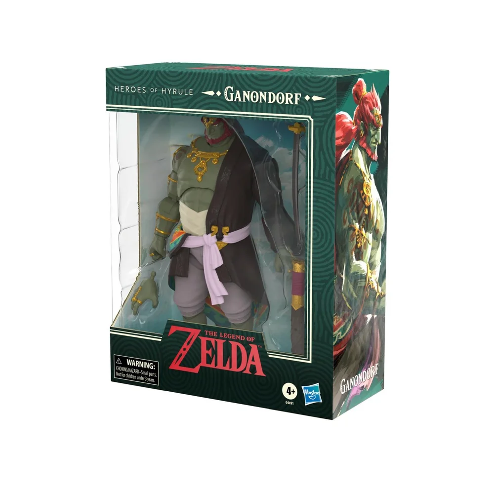 The Legend of Zelda Heroes of Hyrule Ganondorf: Tears of the Kingdom Deluxe Collectible 6 Inch Action Figure Image 1