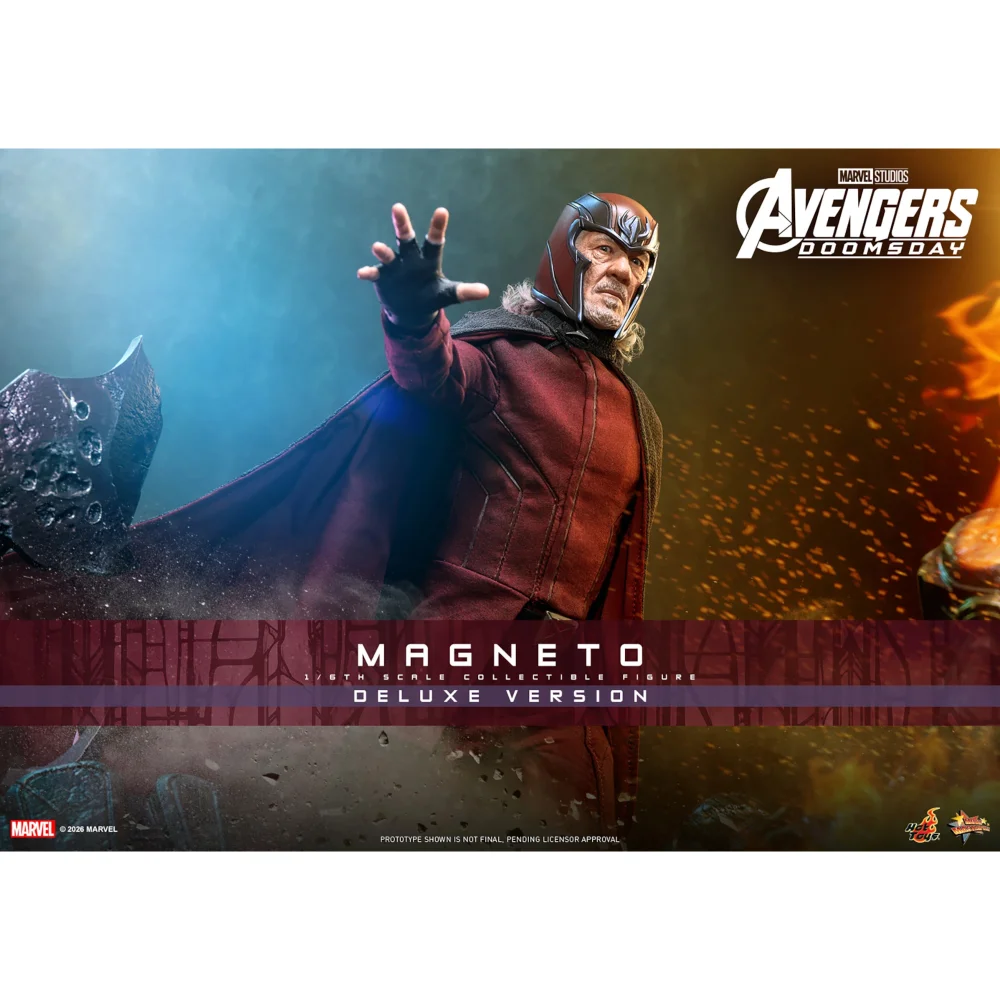 Hot Toys 1/6 Scale Avengers Doomsday Magneto Deluxe Version Statue (30cm) Image 1
