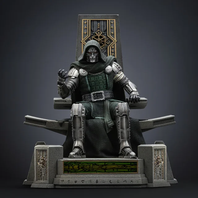 Iron Studios Avengers: Doomsday Doctor Doom on Throne Deluxe Art Scale 1/10 Statue
