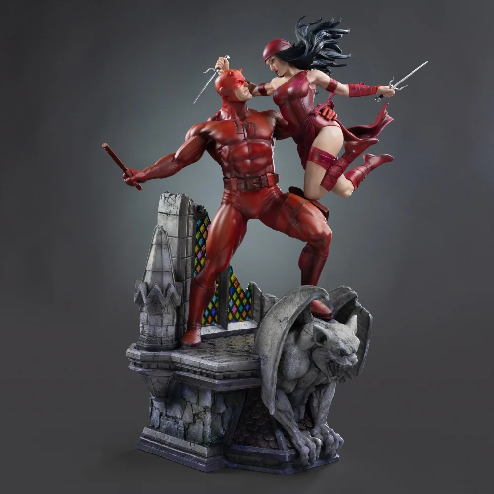 Iron Studios Marvel Comics Daredevil and Elektra 1/6 Scale Diorama Image 1