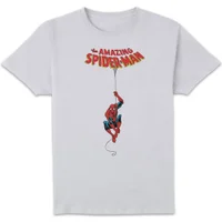 Marvel Comics - The Amazing Spiderman Hanging T-Shirt - White - undefined undefined