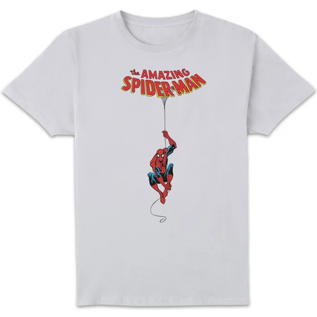 Marvel Comics - The Amazing Spiderman Hanging T-Shirt - White