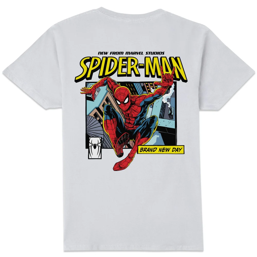 Spider-Man: Brand New Day Movie - Pose T-Shirt - White - XXL Image 1
