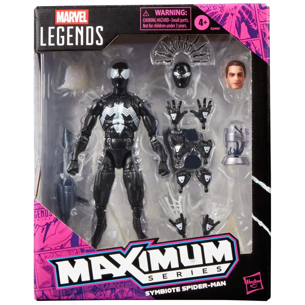 Marvel Legends Maximum Series Symbiote Spider-Man Action Figure Image 1