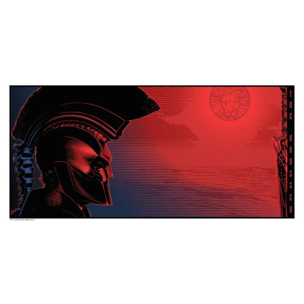 The Odyssey X Historiart - Jeff Boyes Limited Edition Screenprint Image 1