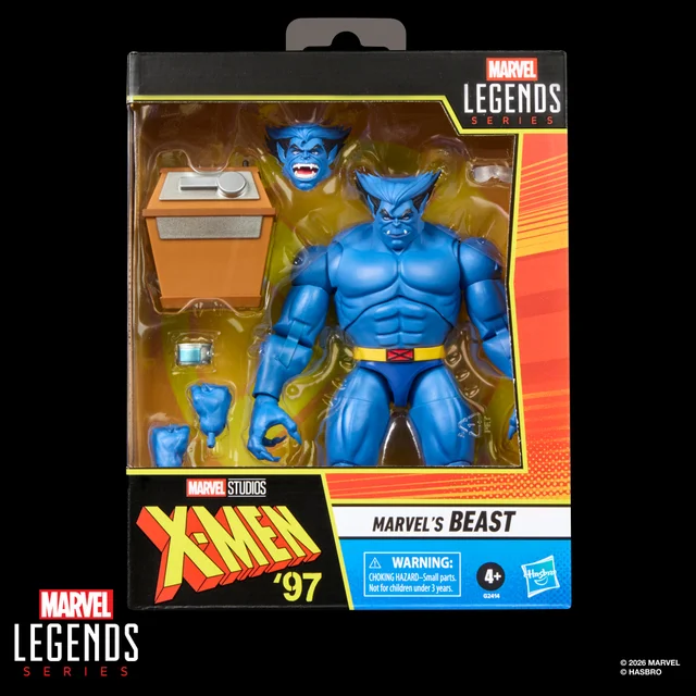 Marvel Legends Series Marvel's Beast, X-Men '97 Collectible 15 cm Scale Action Figure