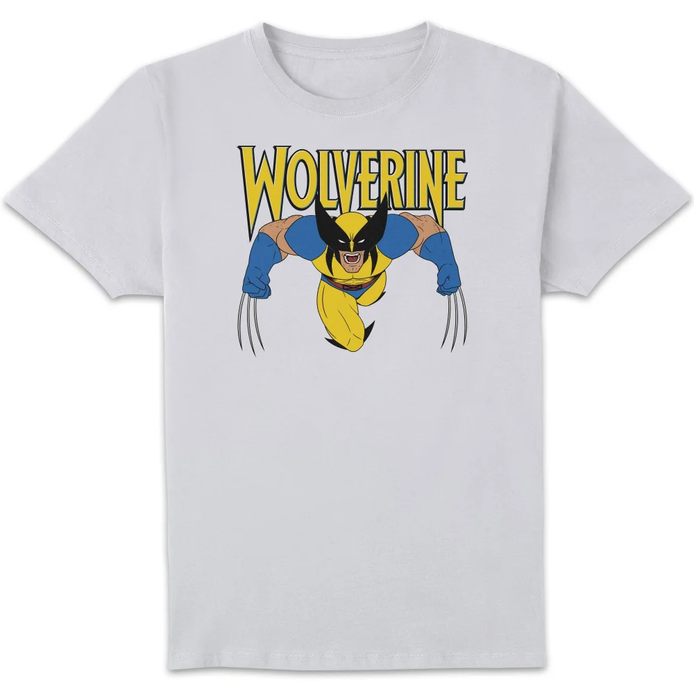 X-Men Wolverine Attack T-Shirt White - M Image 1