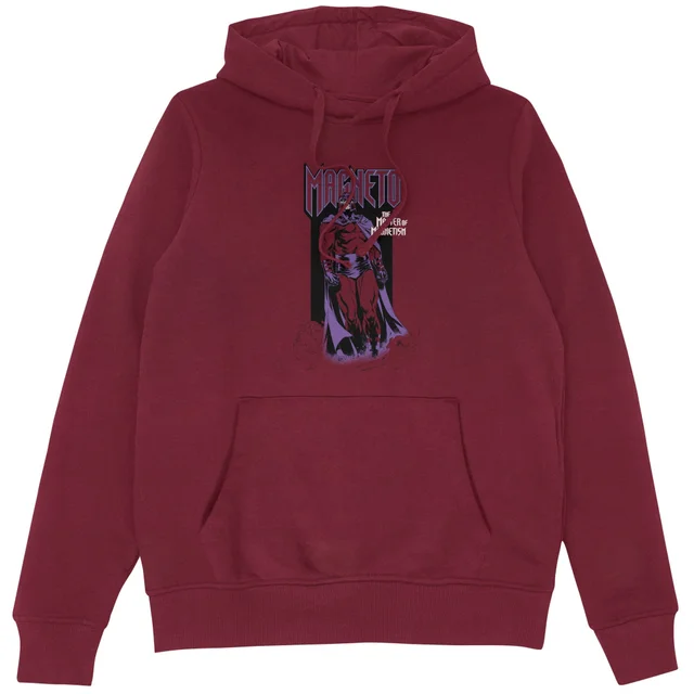 X-Men Magneto Master Of Magnetism Hoodie Burgundy