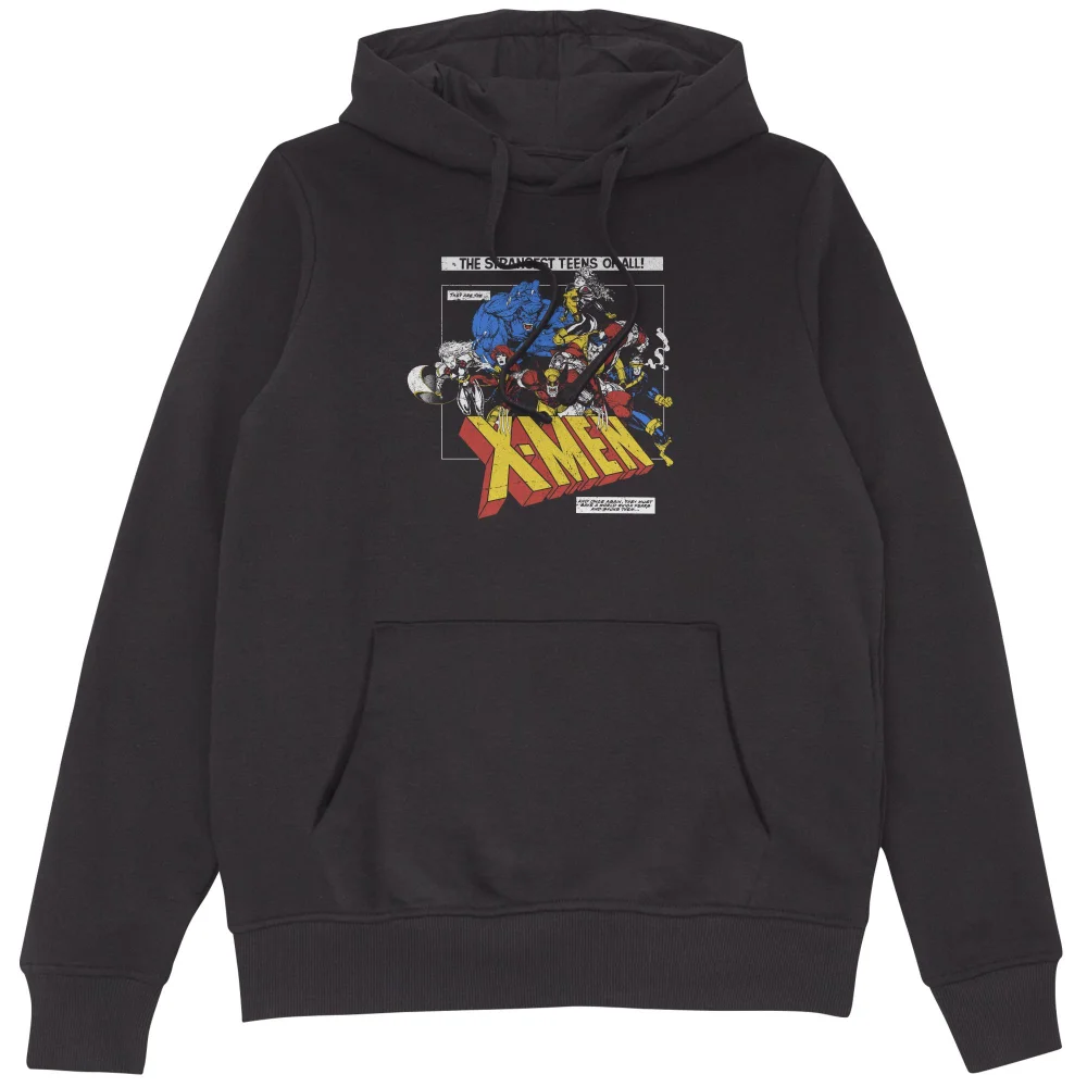 X-Men Retro Team Up Hoodie Black - XXL Image 1