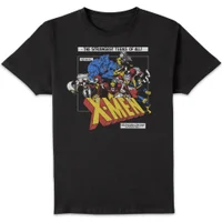 X-Men Retro Team Up T-Shirt Black