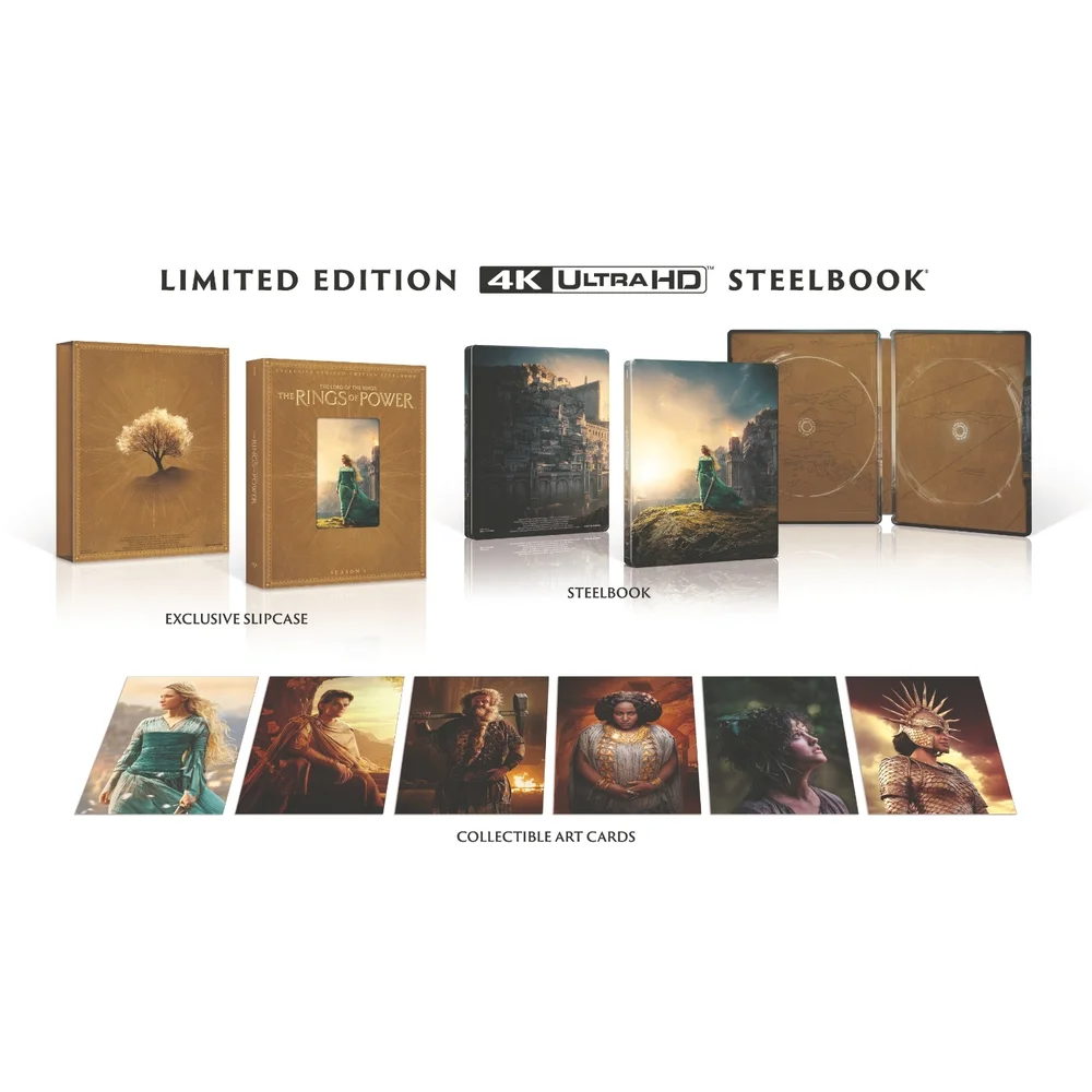 The Lord of the Rings - The Rings of Power: Season 1 4k UHD Steelbook Image 1