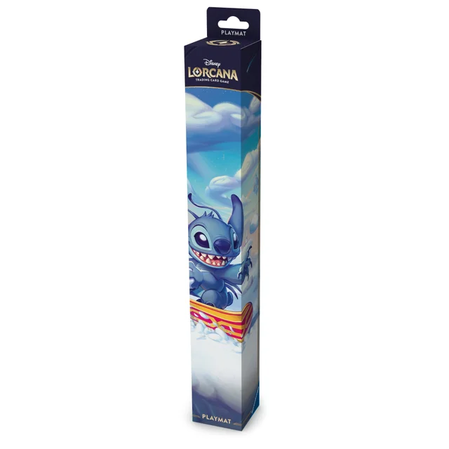 Disney Lorcana Trading Card Game Hyperia City Stitch & Angel Playmat