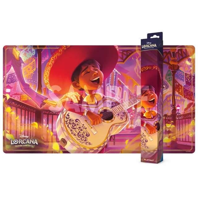 Disney Lorcana Trading Card Game Hyperia City Miguel Playmat