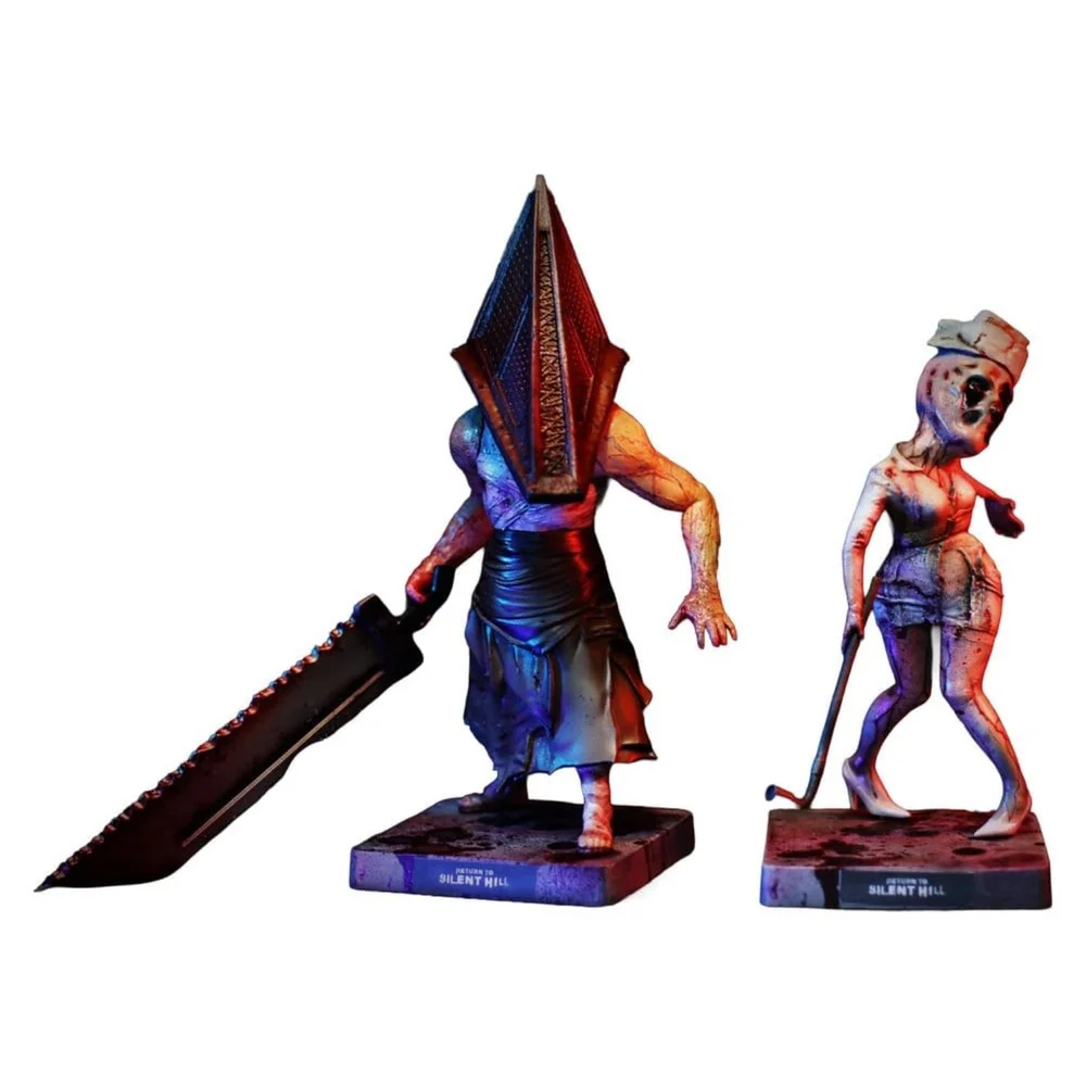 Return to Silent Hill (2026) DefoStyle Figures 2-Pack Pyramid Head 20 cm & Bubble Head Nurse 17 cm Image 1