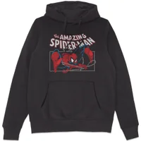 Marvel Comics x Zavvi Exclusive Spiderman Great Power Premium Heavyweight Hoodie - Black