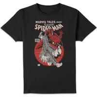 Marvel Comics x Zavvi Exclusive Spiderman Spidey Fights Back Premium T-shirt - Black
