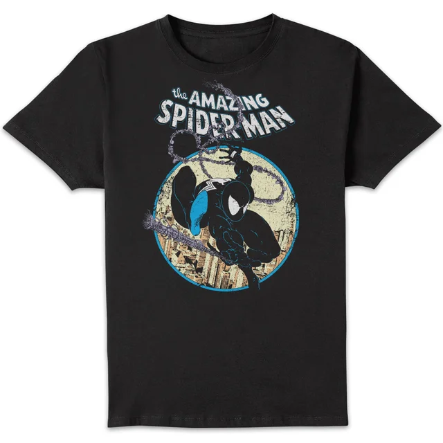 Marvel Comics x Zavvi Exclusive Spiderman Wallcrawler Symbiote Premium T-shirt - Black