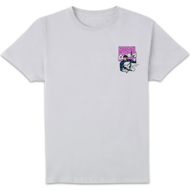 Marvel Comics x Zavvi Exclusive The Punisher Punishment Premium T-shirt - White