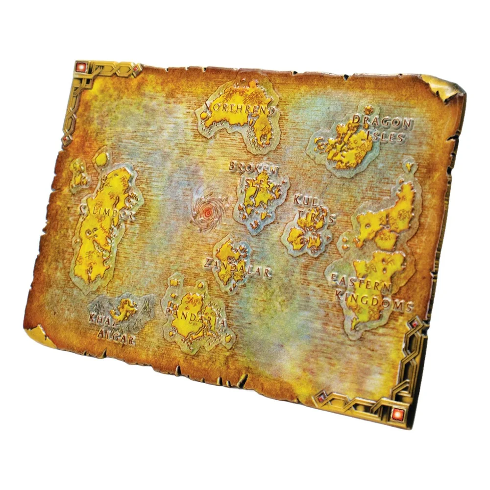 World of Warcraft - Limited Edition Metal Map of Azeroth Image 1