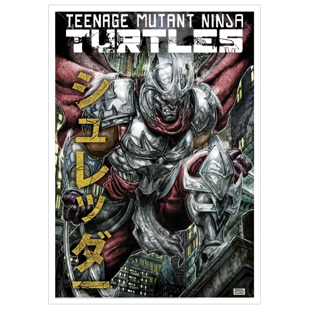 Teenage Mutant Ninja Turtles – Limited Edition Shredder Art Print Image 1