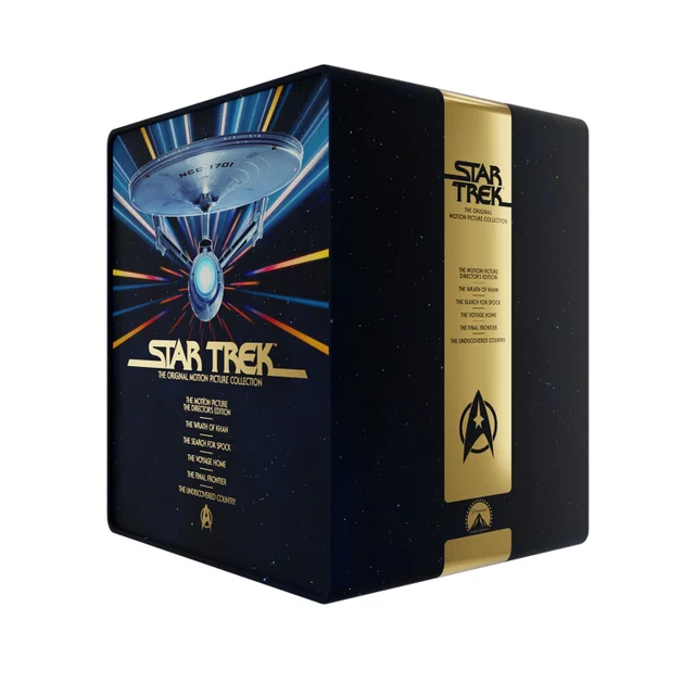 Star Trek: The Original Motion Picture Collection SteelBook Library Case 4K UHD & Blu-ray