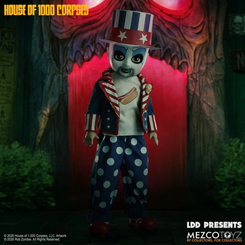 Mezco Living Dead Dolls Presents Captain Spaulding – House of 1000 Corpses / The Devil’s Rejects LDD Image 1