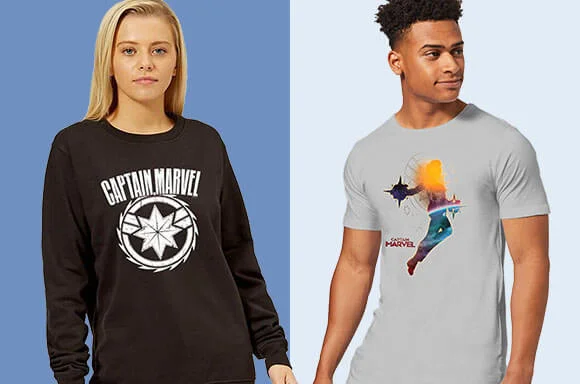 30% OFF CAPTAIN MARVEL CLOTHING