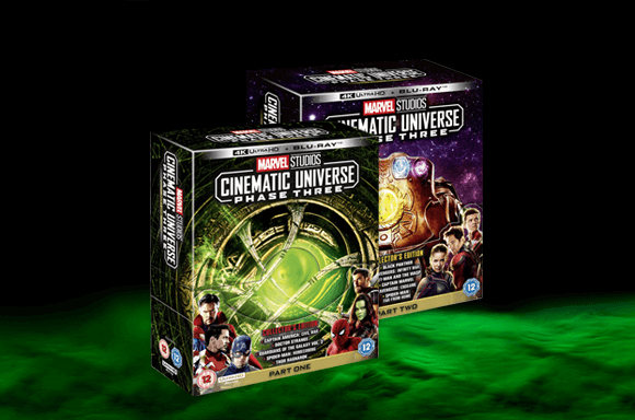 MARVEL PHASE 3, PART 1 & 2 4K<br>ONLY £140